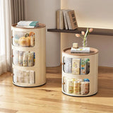 Tip Resistant Kids Nightstand with Cabinet and Shelves Image - 4