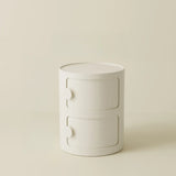Tip Resistant Kids Nightstand with Three Cabinets Image - 2