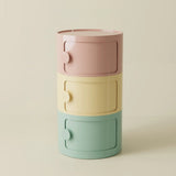 Tip Resistant Kids Nightstand with Three Cabinets Image - 20