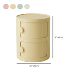 Tip Resistant Kids Nightstand with Three Cabinets #size