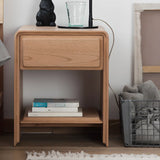 Tip Resistant Open Back and Storage Kids Nightstand Image - 5