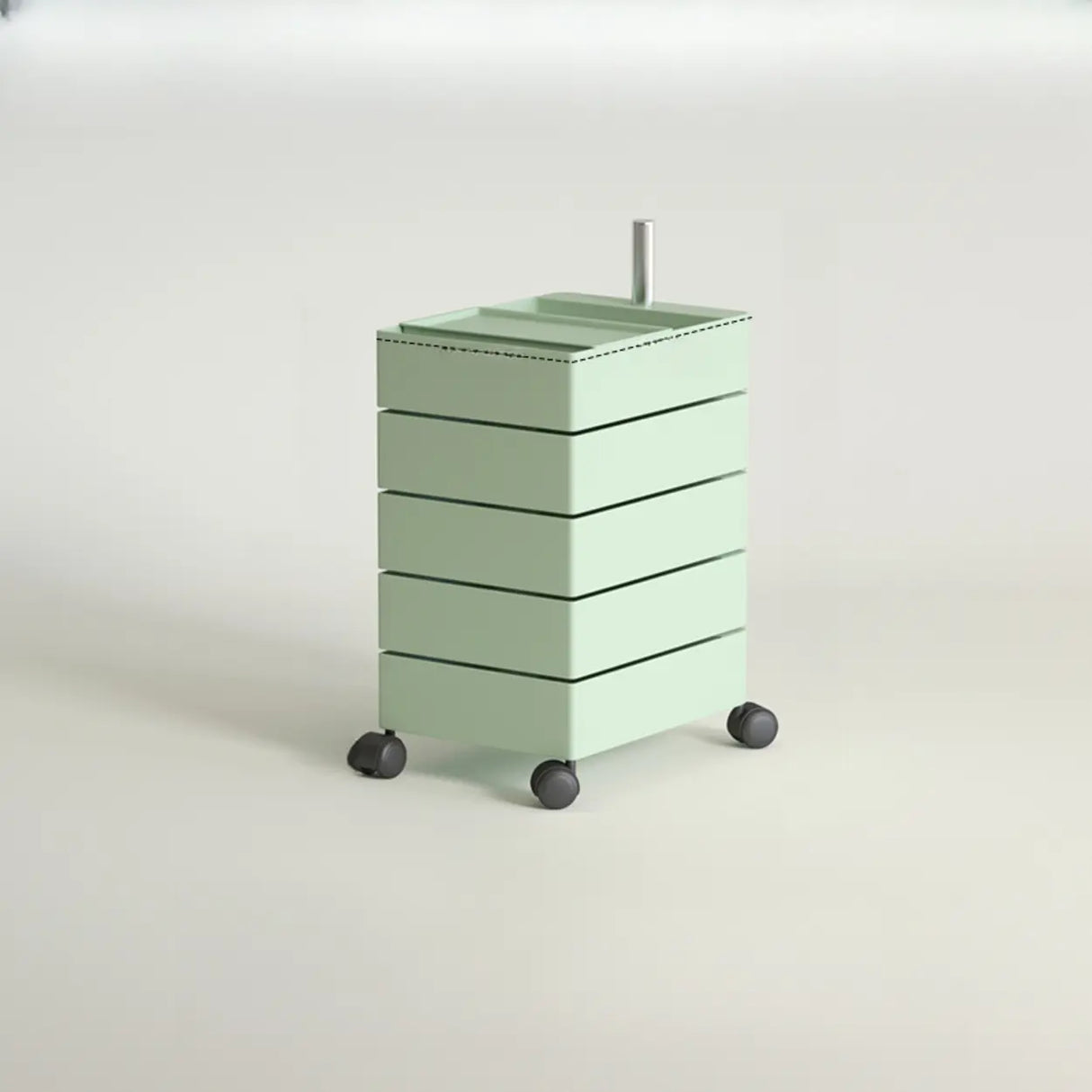 Tip Resistant Rotatable Multi-Shelves Kids Nightstand Image - 11