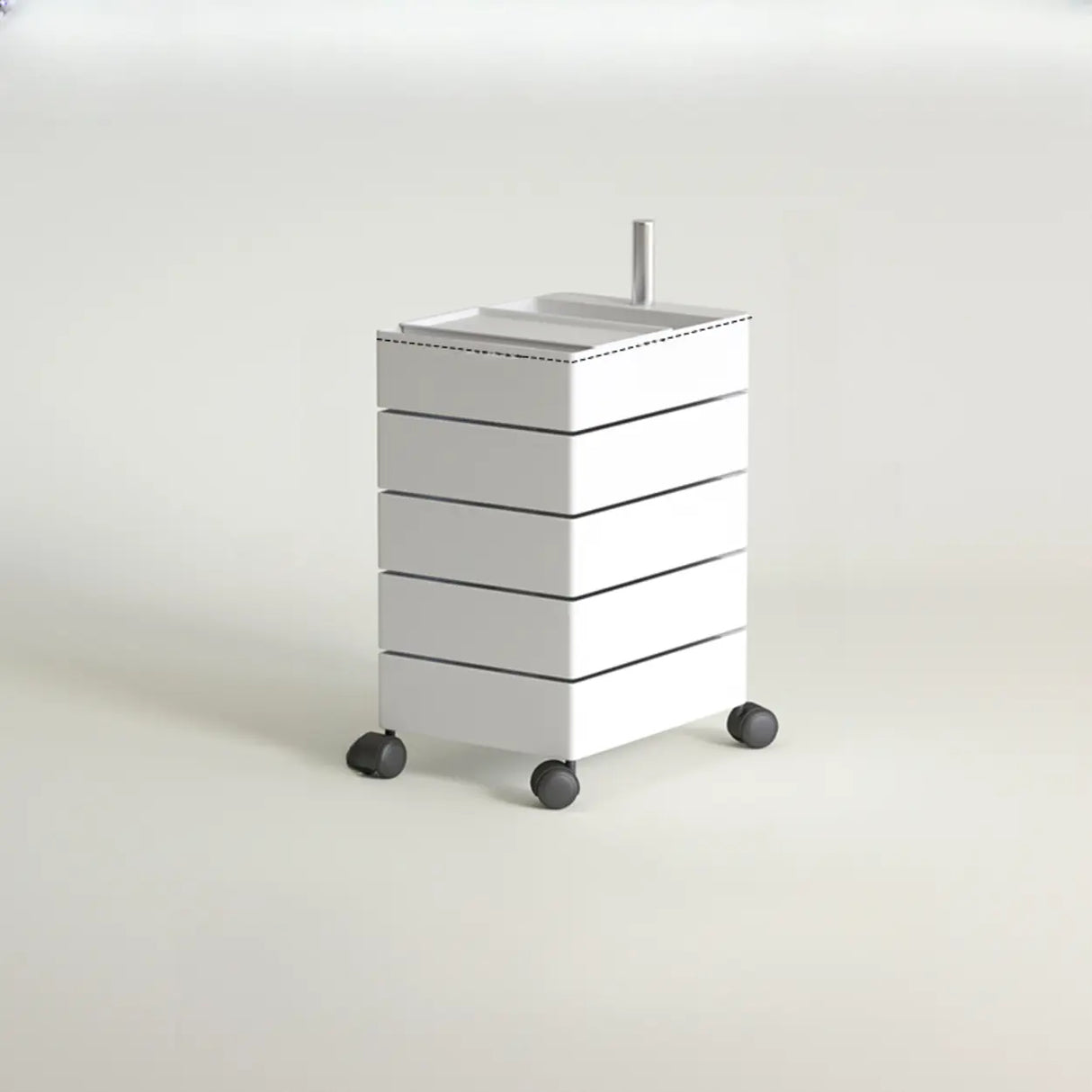 Tip Resistant Rotatable Multi-Shelves Kids Nightstand Image - 5
