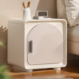 Tip Resistant Wood Frame Kids Nightstand with Cabinet Image - 5