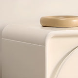 Tip Resistant Wood Frame Kids Nightstand with Cabinet Image - 7