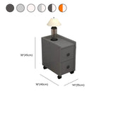 Tip Resistant Wood Kids Nightstand with Two Drawers Image - 13