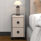 Tip Resistant Wood Kids Nightstand with Two Drawers Image - 1