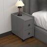 Tip Resistant Wood Kids Nightstand with Two Drawers Image - 3