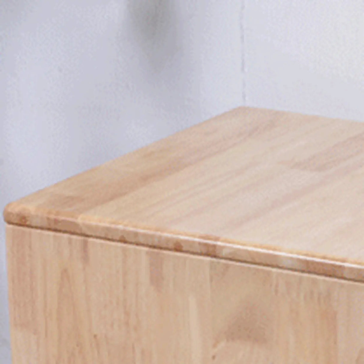 Tip Resistant Wood Nightstand with Drawers and Legs Image - 6