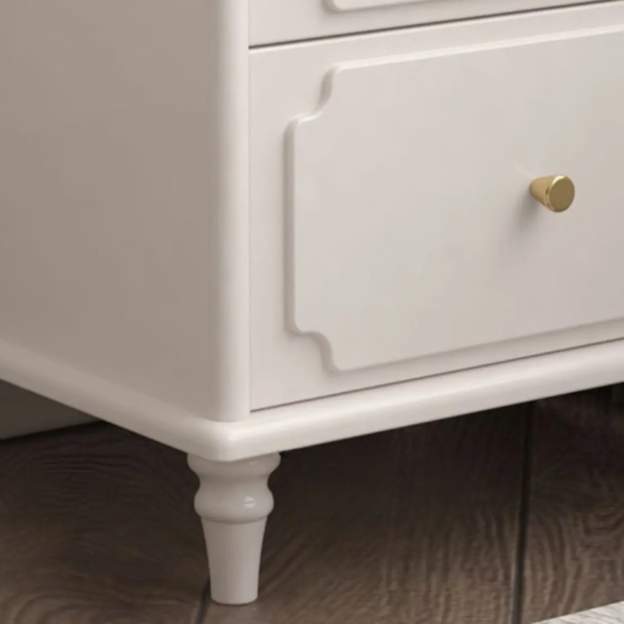 Tip Resistant Wood Two Drawers Nightstand for Kids Image - 12