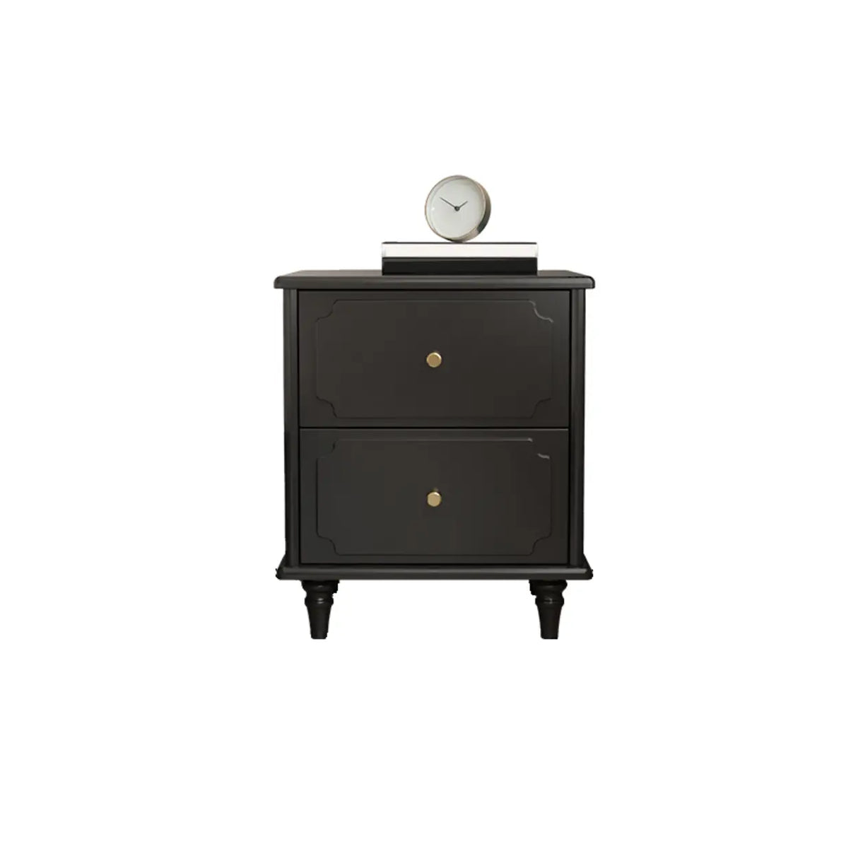 Tip Resistant Wood Two Drawers Nightstand for Kids Image - 7