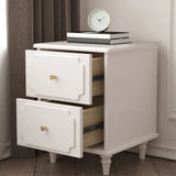 Tip Resistant Wood Two Drawers Nightstand for Kids Image - 9