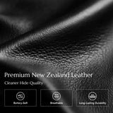 Top-Grain Leather Power Reclining Sofa with Sliding Chaise Image - 8