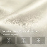 Top-Grain Leather Power Reclining Sofa with Sliding Chaise Image - 9