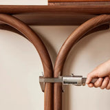 Traditional Brown Wood Rectangular Entryway Console Table Image - 9