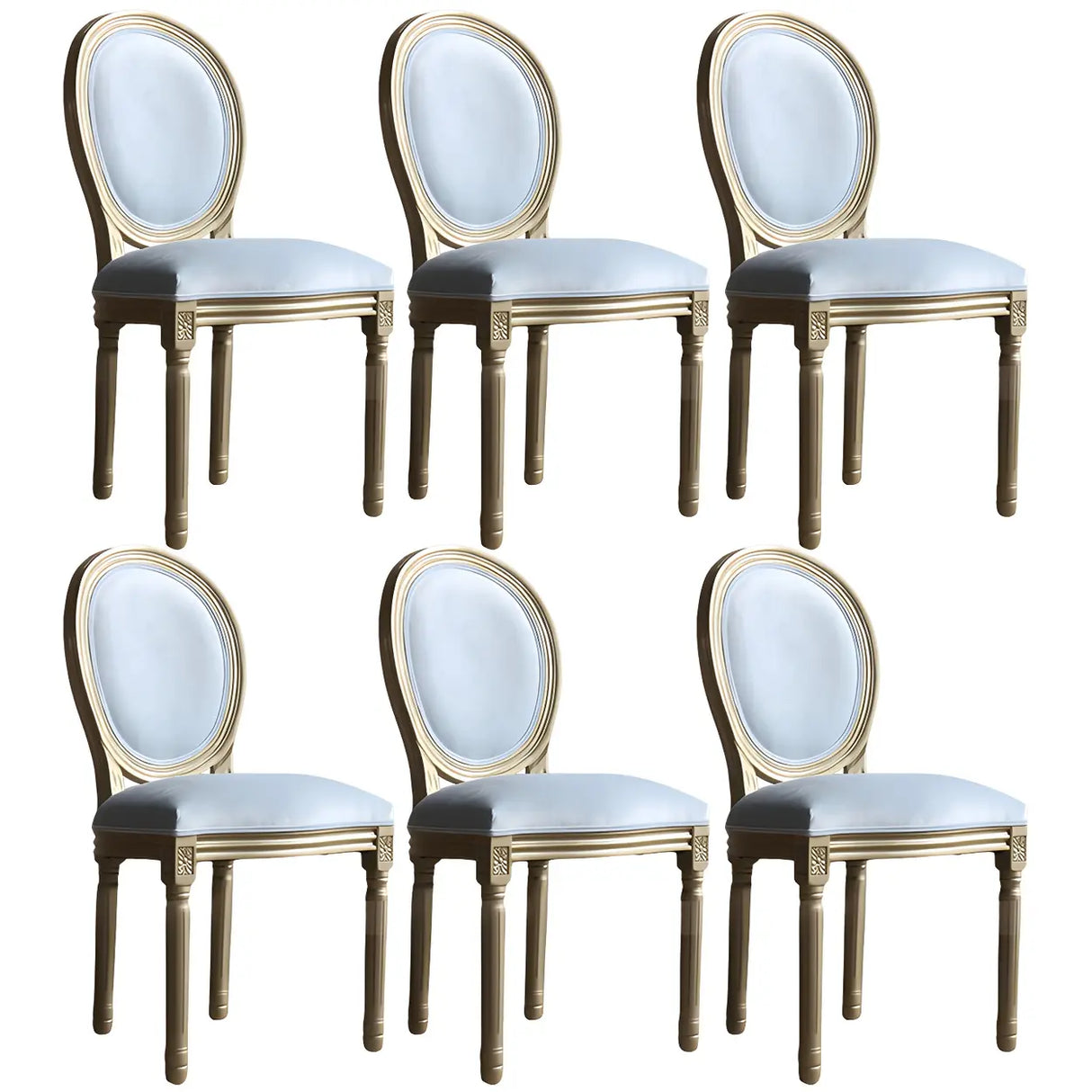Traditional Velvet King Louis Back Dining Side Chair Image - 23