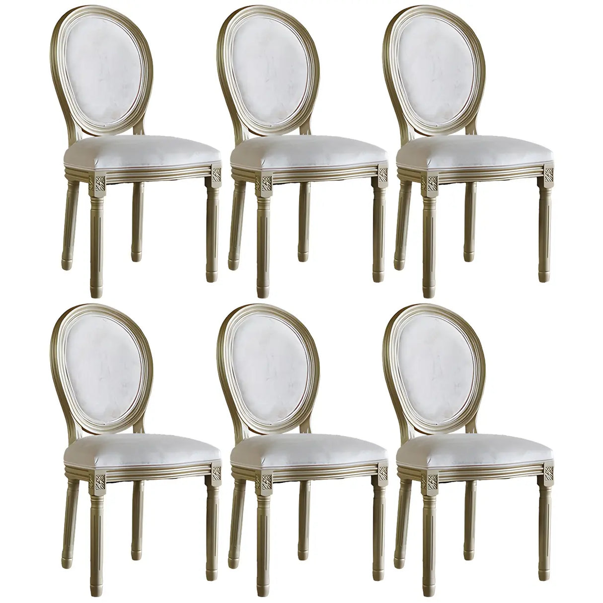 Traditional Velvet King Louis Back Dining Side Chair Image - 54