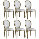 Traditional Velvet King Louis Back Dining Side Chair Image - 54