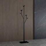 Tree Gold Tall Entryway Freestanding Coat Rack with Hooks Image - 18