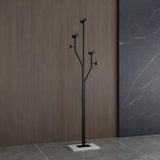 Tree Gold Tall Entryway Freestanding Coat Rack with Hooks Image - 19