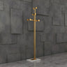 Tree Gold Tall Entryway Freestanding Coat Rack with Hooks Image - 6