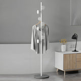 Tree Metal Gold Marble Freestanding Entryway Coat Rack Image - 14
