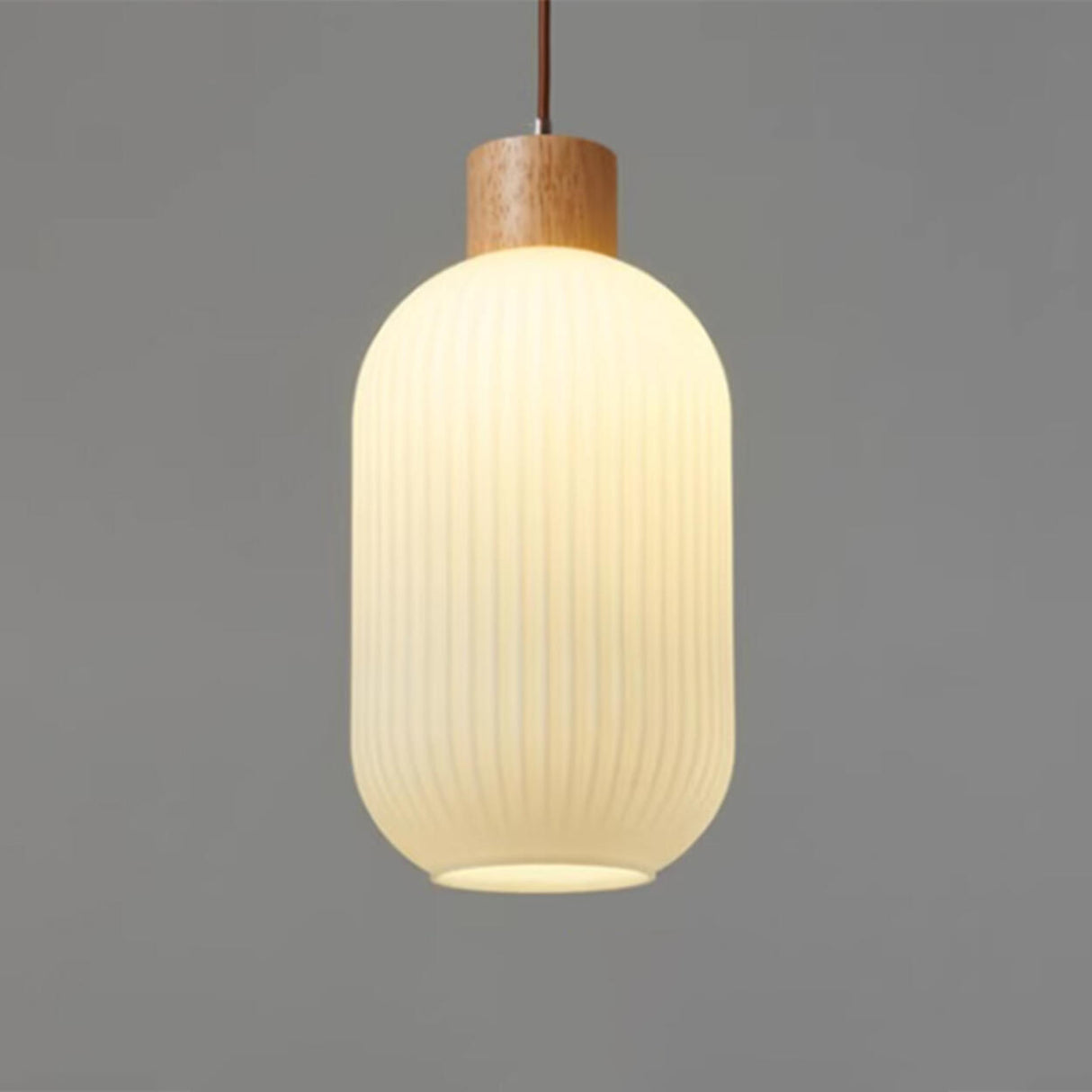Trendy 3-Light Lantern Wooden Island Pendant Light Image - 8