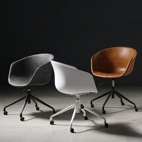 Trendy Adjustable Seat Height Ergonomic Metal Office Chair Image - 1