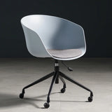 Trendy Adjustable Seat Height Ergonomic Metal Office Chair Image - 24