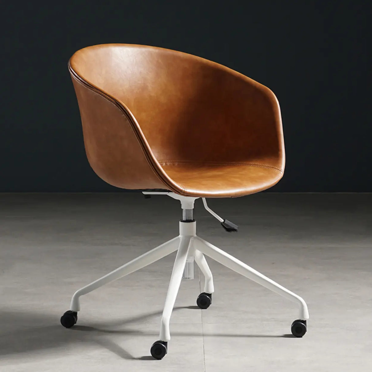 Trendy Adjustable Seat Height Ergonomic Metal Office Chair Image - 29
