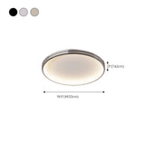 Trendy Bedroom Cloud LED Chrome Flush Mount Light Image - 27