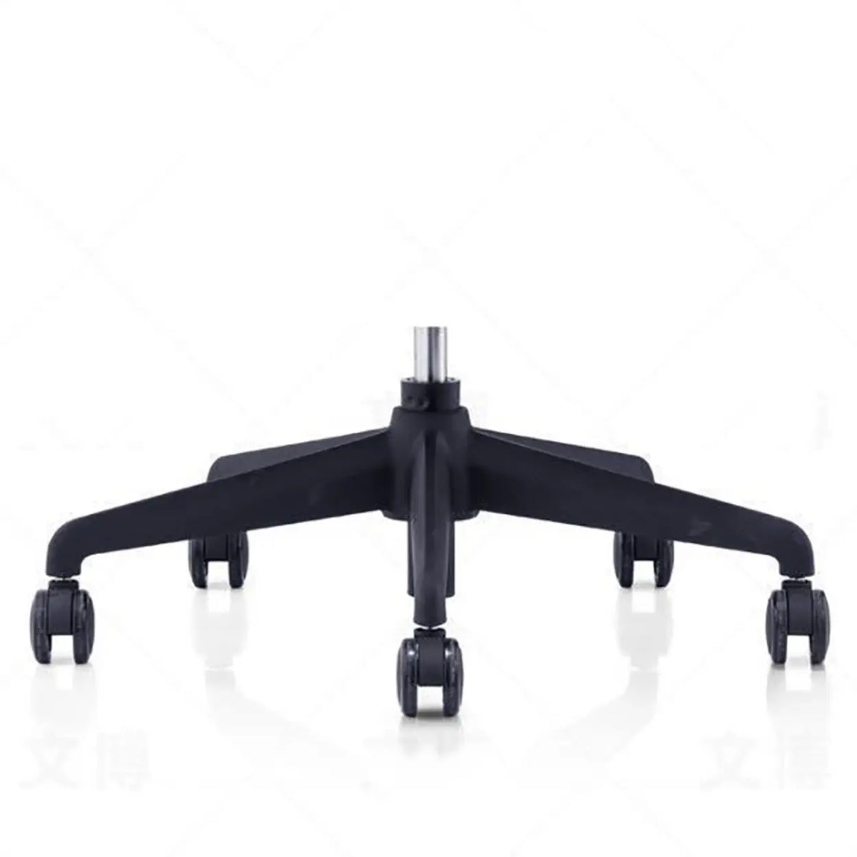 Trendy Black Adjustable Ergonomic Swivel Office Chair Image - 12