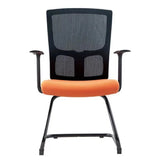 Trendy Black Adjustable Ergonomic Swivel Office Chair Image - 3