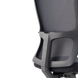 Trendy Black Adjustable Ergonomic Swivel Office Chair Image - 8