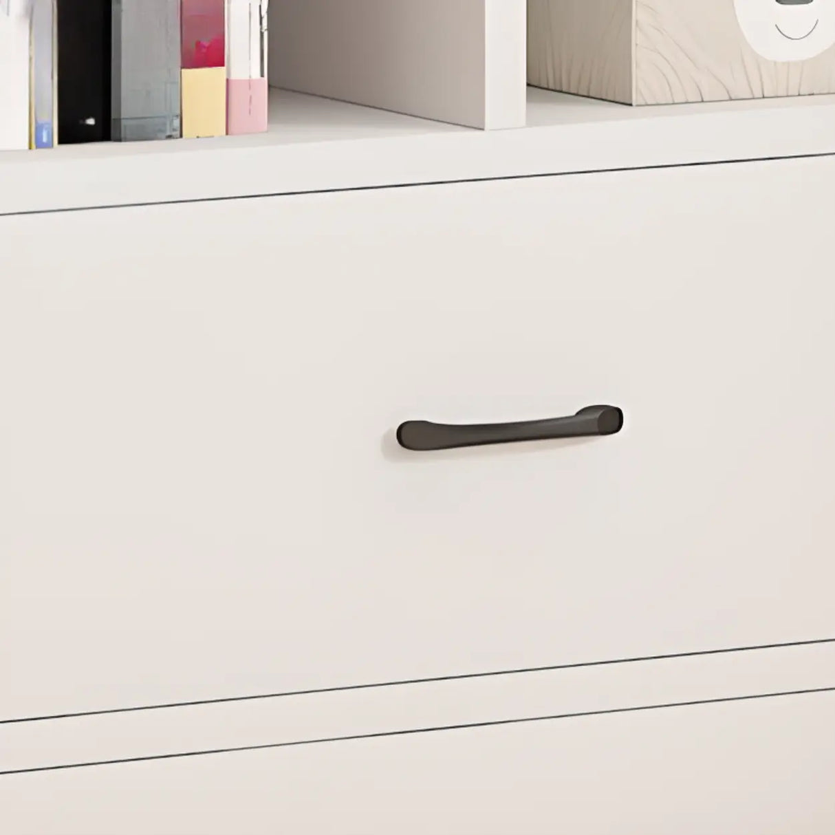 Trendy Closed Back Rectangle Wood Organizer Bookcase Image - 14