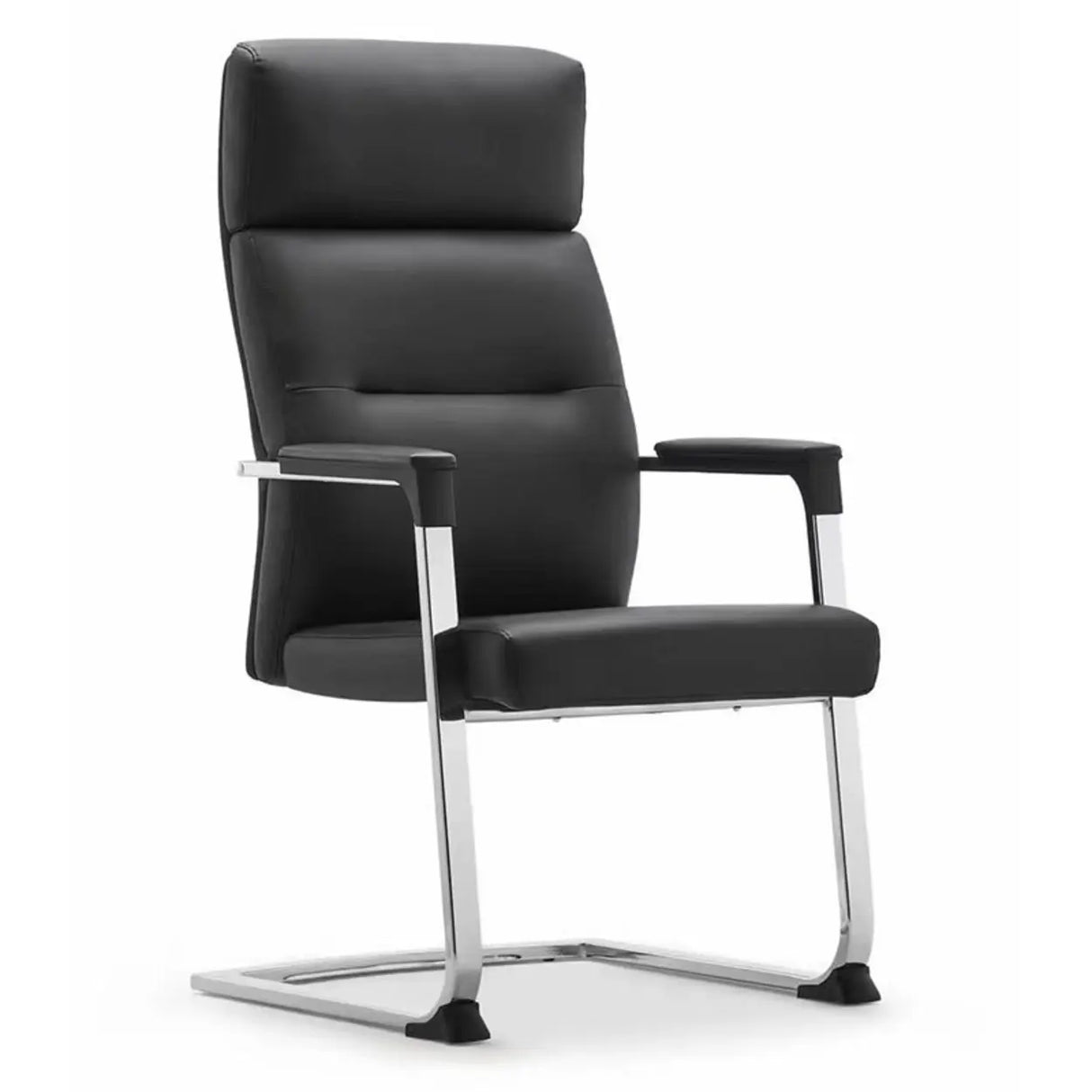 Trendy Ergonomic Leather Office Chairs with Armrests Image - 11