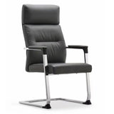 Trendy Ergonomic Leather Office Chairs with Armrests Image - 14