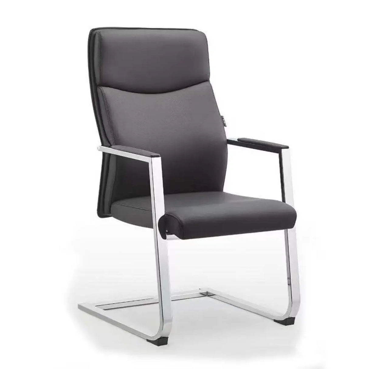 Trendy Ergonomic Leather Office Chairs with Armrests Image - 16