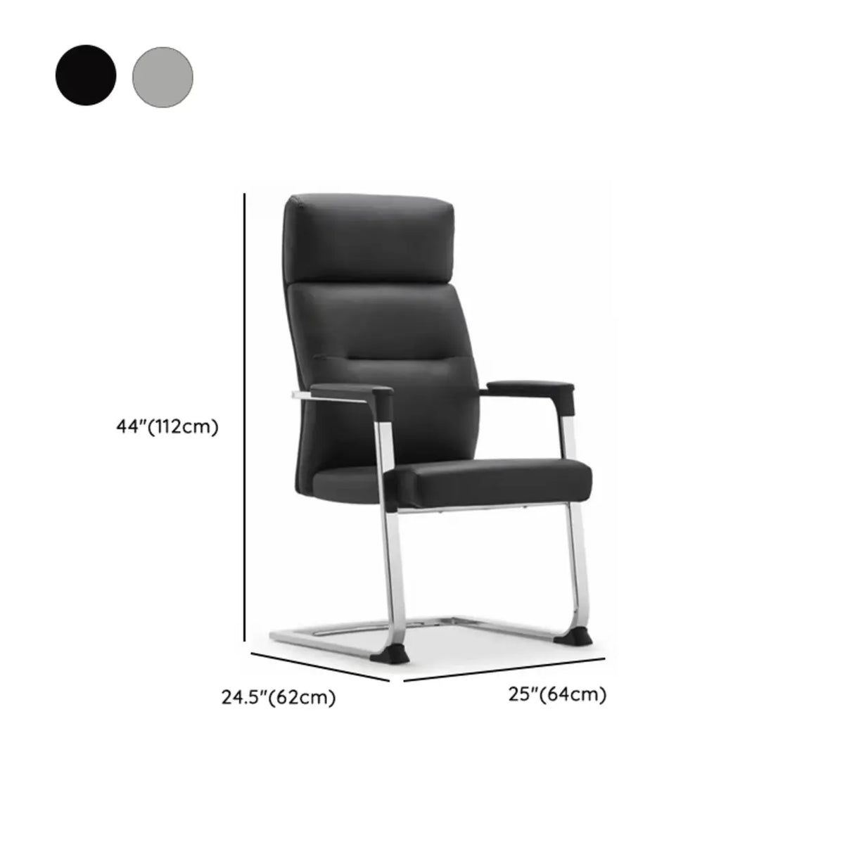 Trendy Ergonomic Leather Office Chairs with Armrests Image - 20