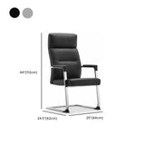 Trendy Ergonomic Leather Office Chairs with Armrests Image - 20