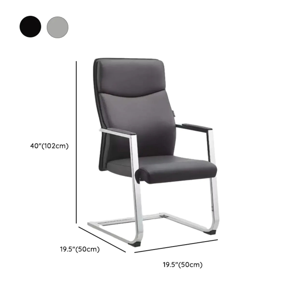 Trendy Ergonomic Leather Office Chairs with Armrests Image - 21