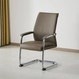 Trendy Ergonomic Leather Office Chairs with Armrests Image - 4