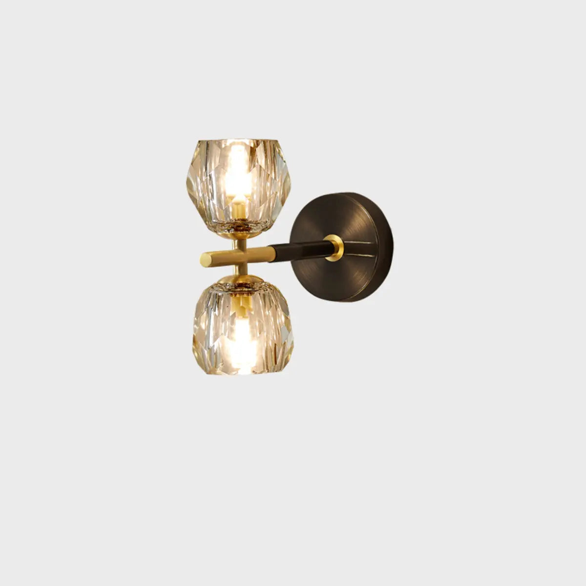 Trendy Globe Crystal Indoor 2-Bulb Ambient Wall Light Image - 11