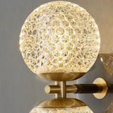 Trendy Globe Crystal Indoor 2-Bulb Ambient Wall Light Image - 15