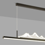 Trendy Mountain and Linear Modern Island Pendant Light Image - 19