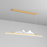 Trendy Mountain and Linear Modern Island Pendant Light Image - 7