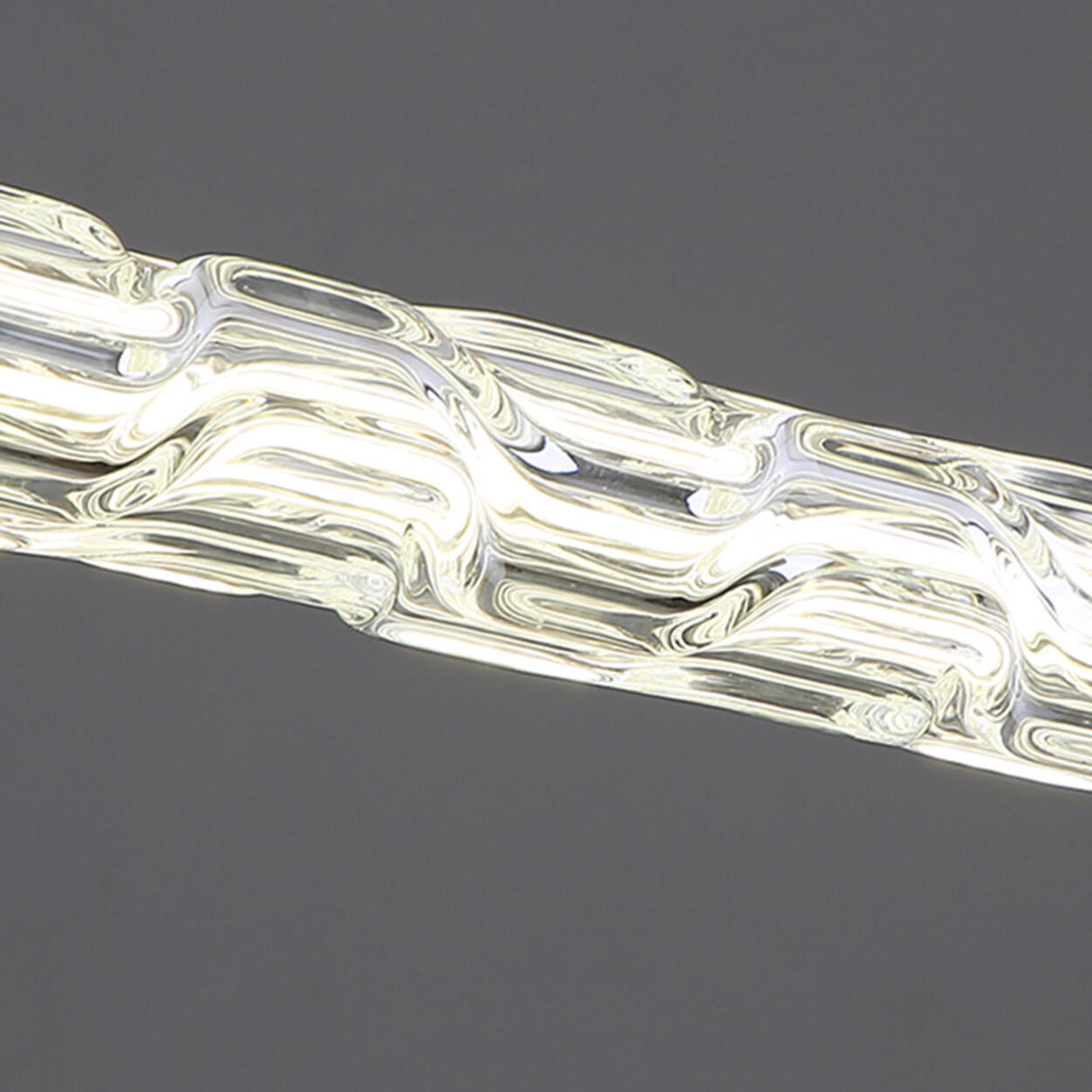 Trendy Textured Glass Cylinder Island Pendant Light Image - 11