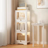 Trendy Metal Vertical Narrow Display Bookcase Black Image - 30