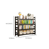 Trendy Vertical Open Metal Frame Standard Bookshelf Image - 18