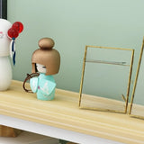 Trestle Base Rectangular Wood-Black Console Entryway Table Image - 6